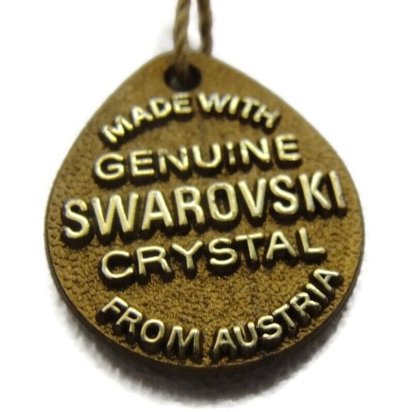 Sarah Coventry Cufflinks Set Swarovski Crystal Gold Tone Wedding Tux Vintage - Picture 8 of 13